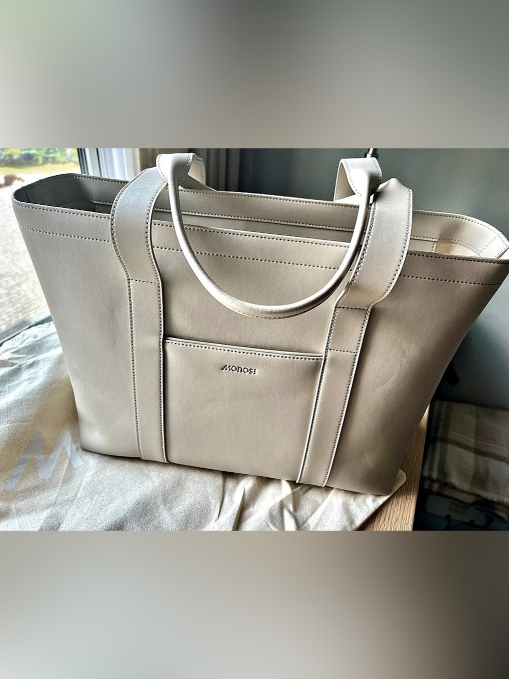Monos Metro Tote in Ivory